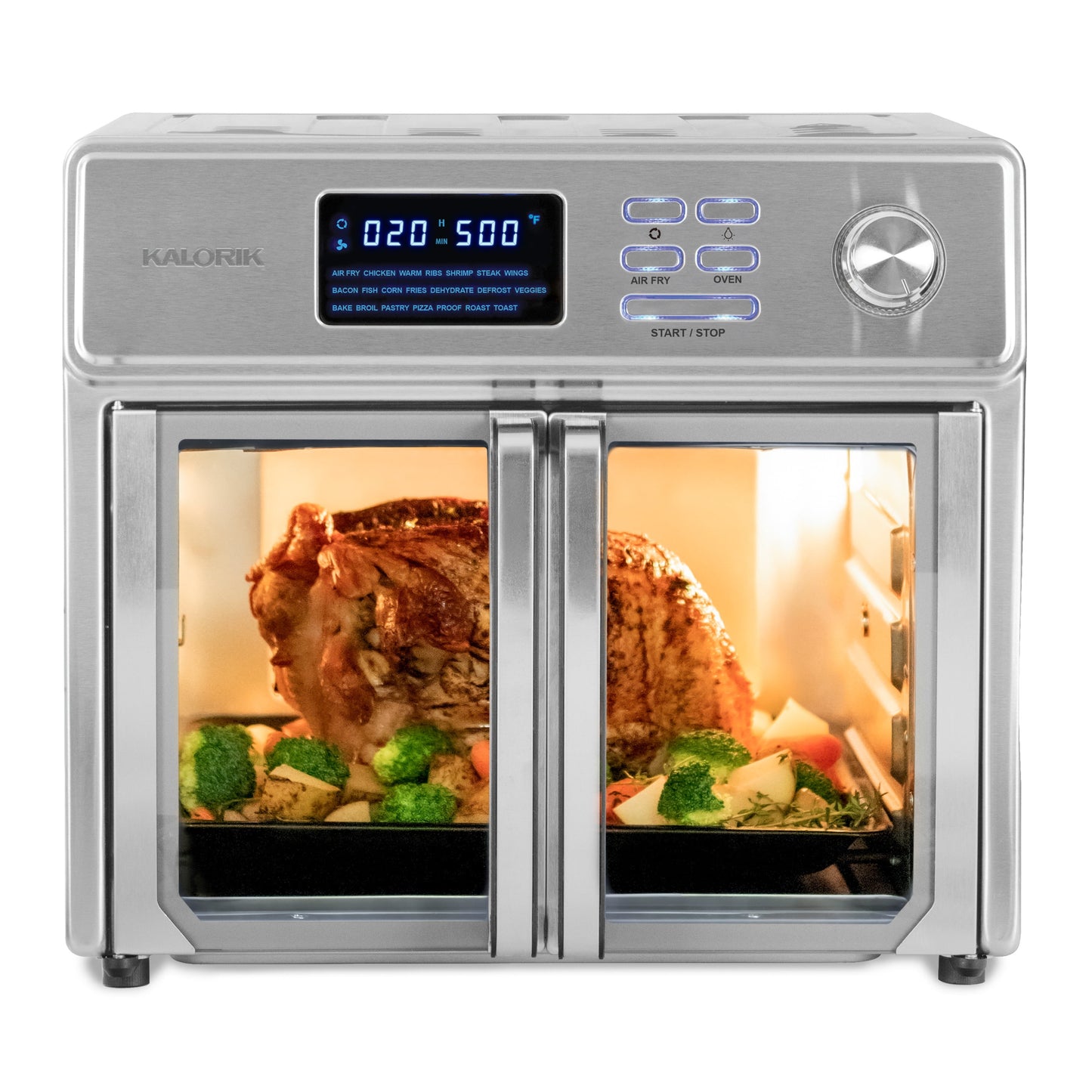 Kalorik MAXX® 26 Quart Digital Air Fryer Oven, Stainless Steel